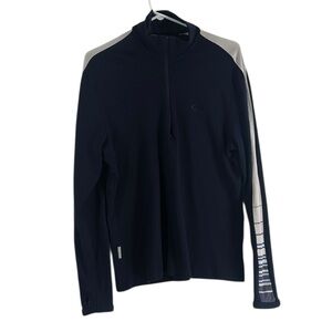 Icebreaker bodyfit 260 quarter zip shirt layering top 260 ski snowboard sz m